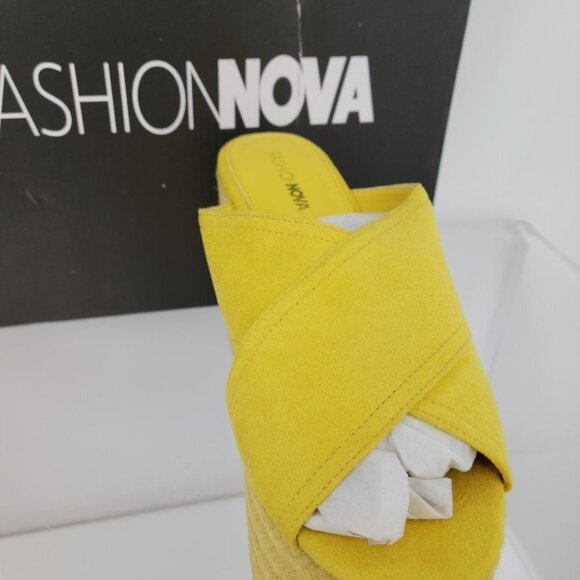 Fashion Nova  Jute Platform Sandals - Picture 5 of 7